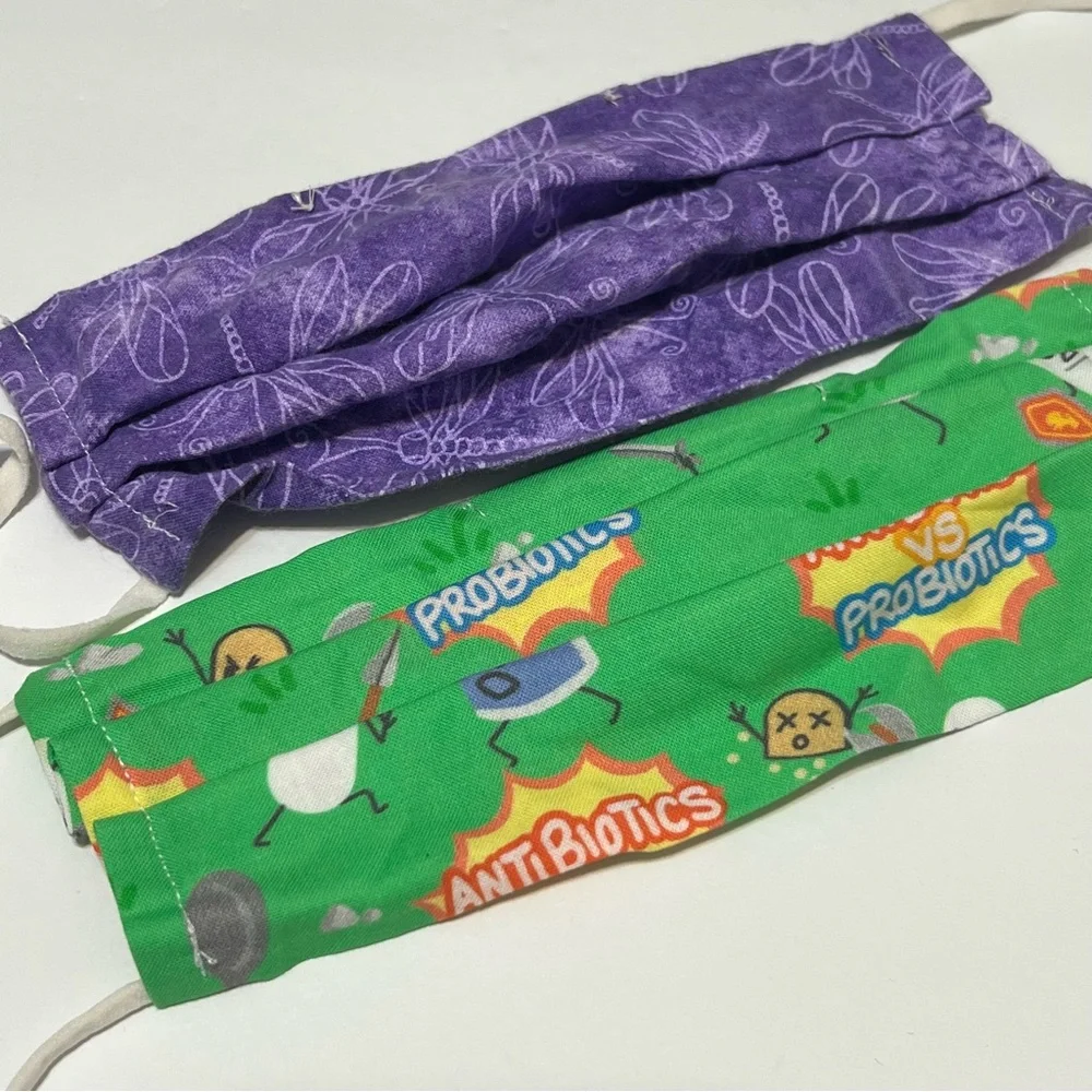 Reusable Cloth Face Masks Bundle of 6 Handmade with Filters